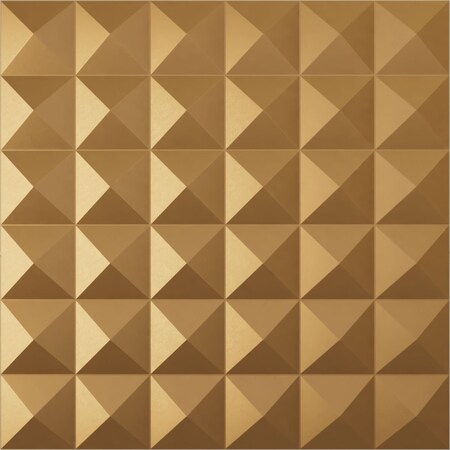 Ekena Millwork 19 5/8"W x 19 5/8"H Damon EnduraWall Decorative 3D Wall Panel, Gold (12-Pack for 32.04 Sq. Ft.